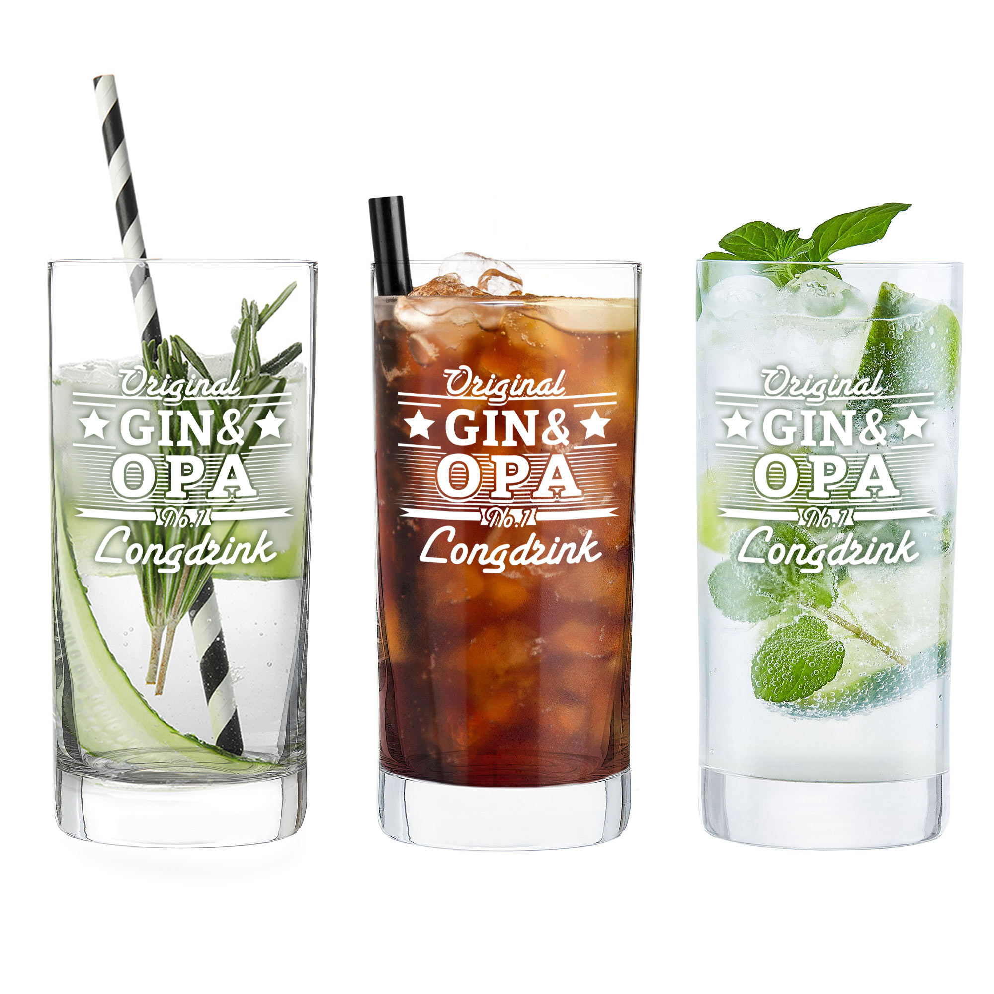 Craftbierglas - Gin & Opa - Standard