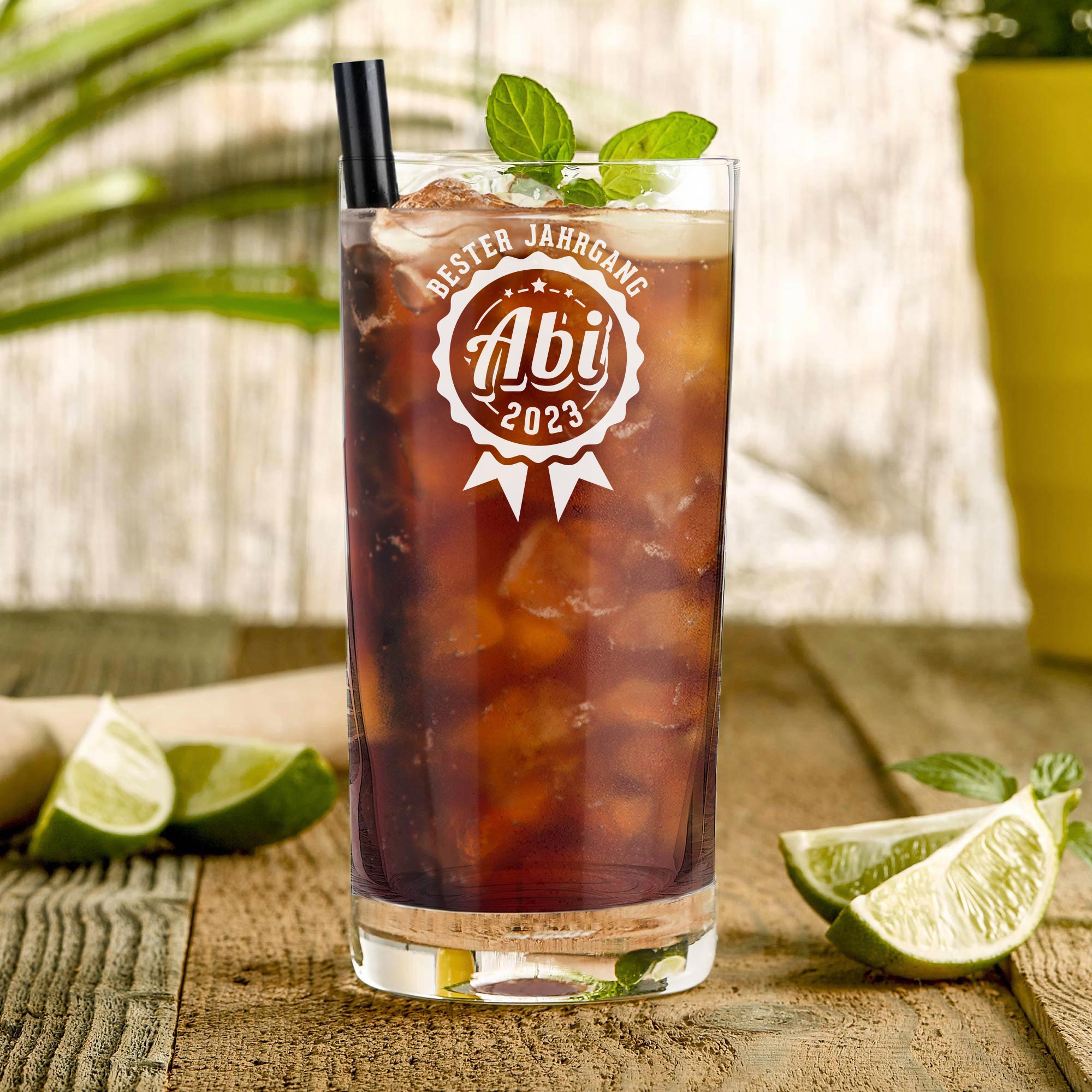 Craft Bier Glas mit Gravur - Abitur Jahrgang - Standard