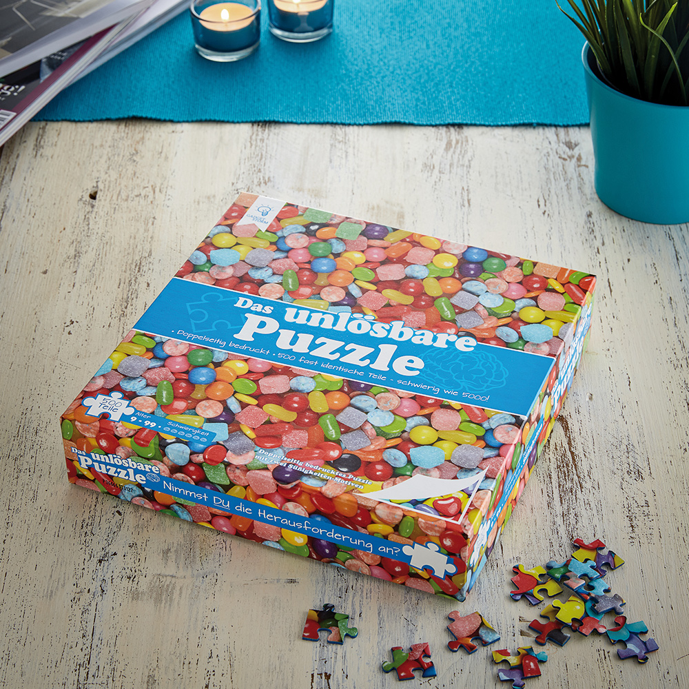 Das unmögliche Puzzle - Unlösbares Puzzle - Bonbons