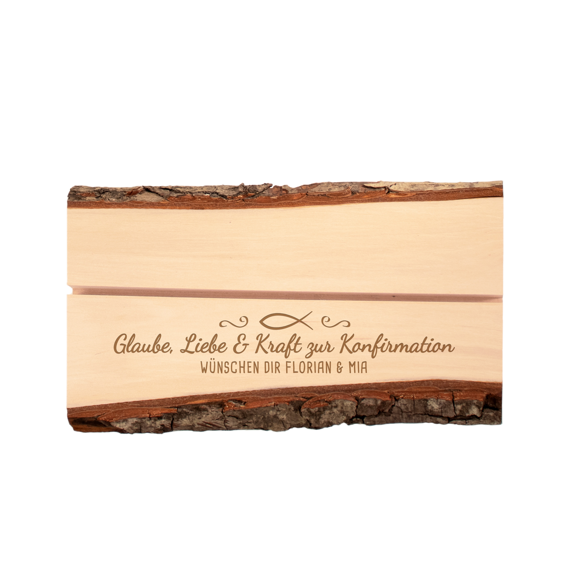 Geldbaum mit Gravur zur Konfirmation - Personalisiert - Klein