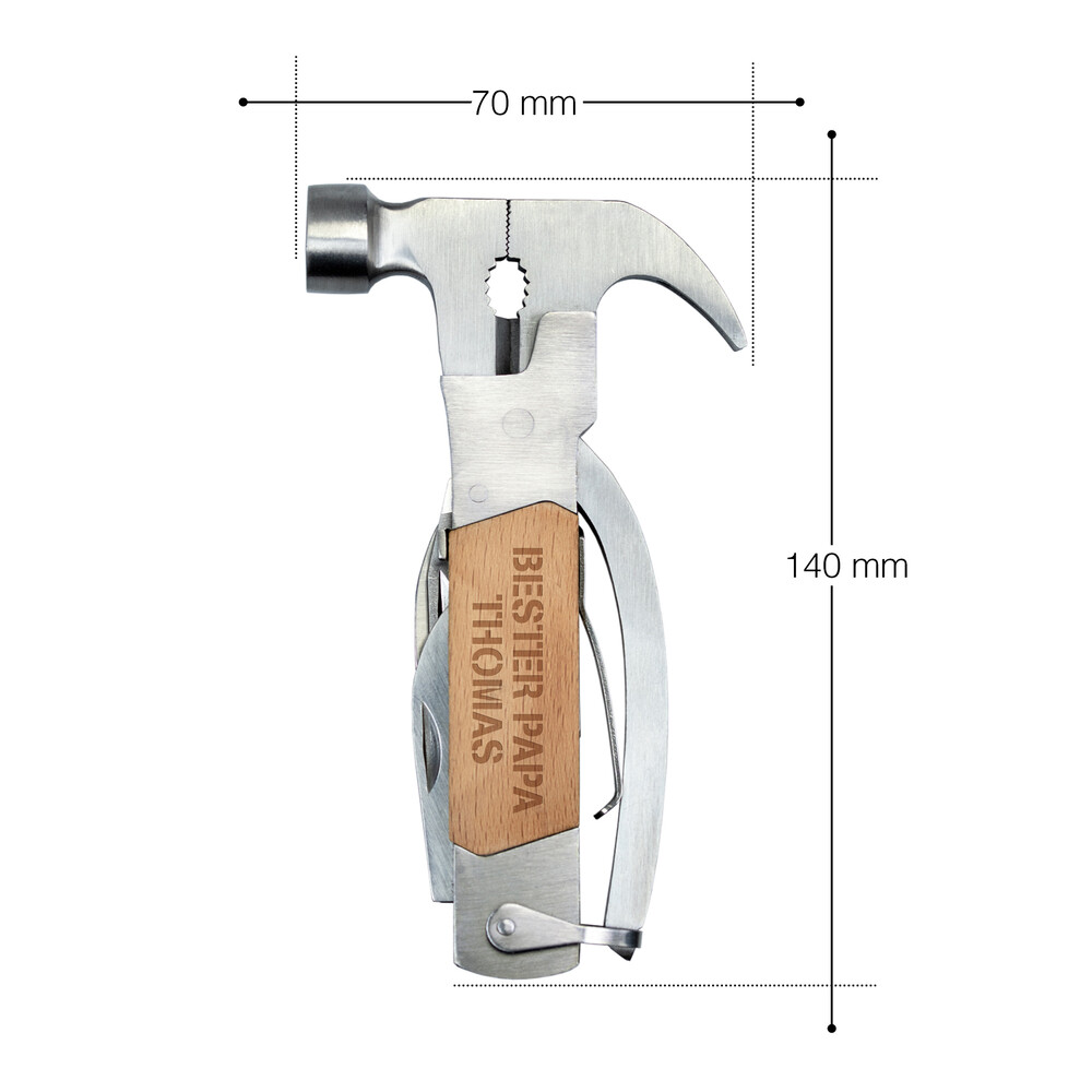 Multitool - Bester Papa - Personalisiert