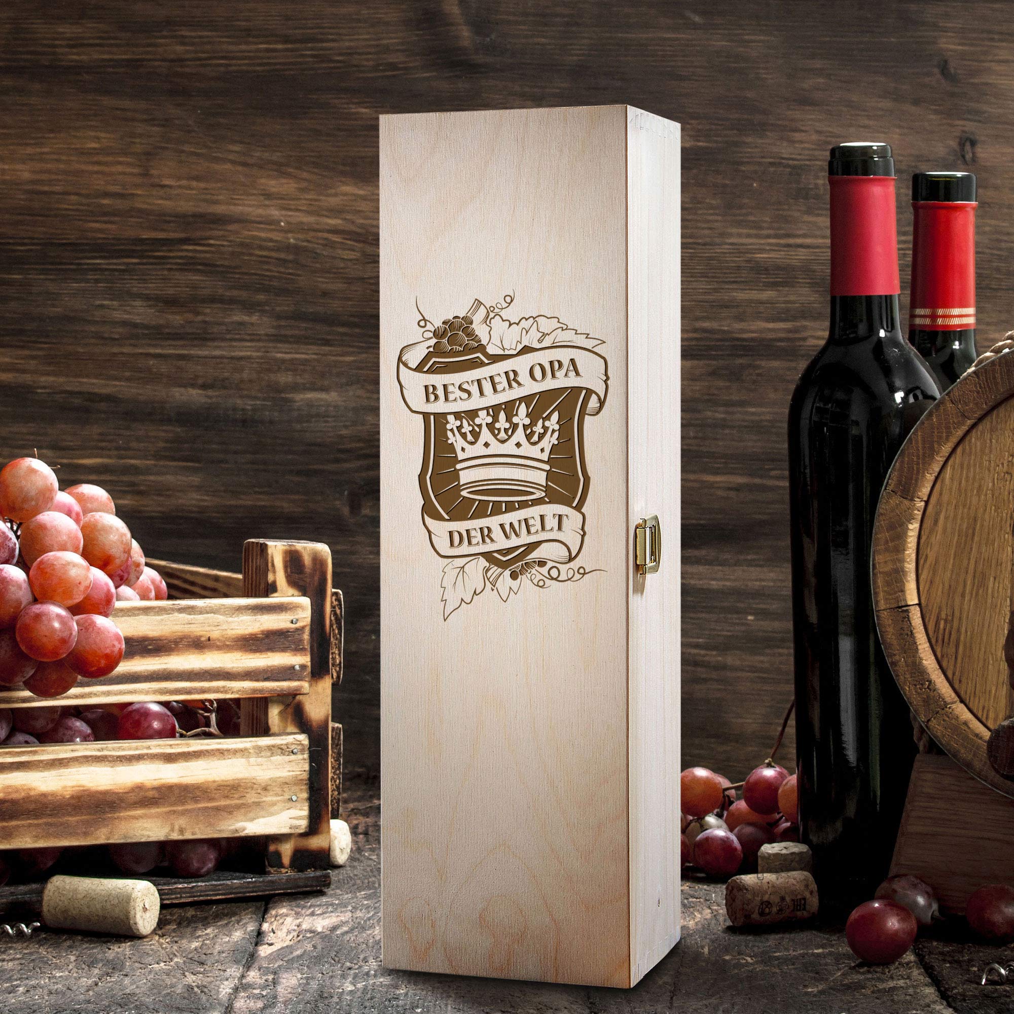 Weinkiste - Bester Opa - Standard
