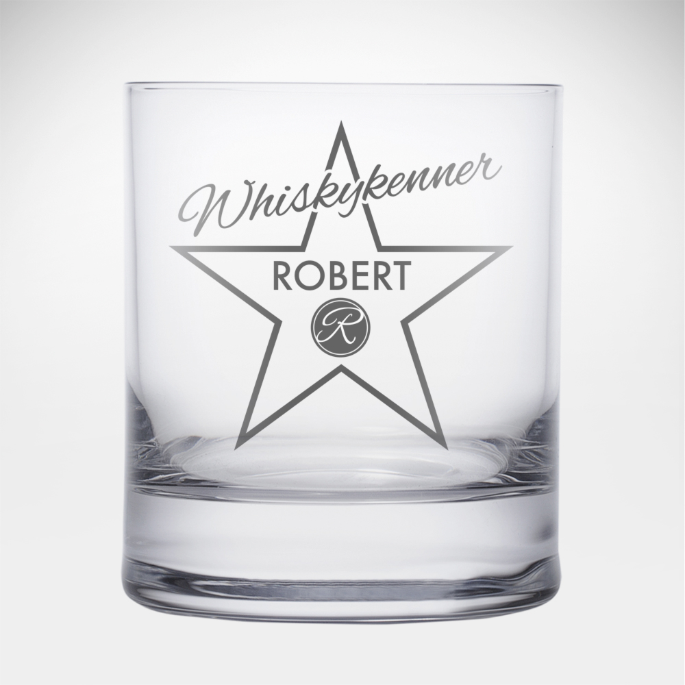 Star Of Fame Whiskyglas mit Gravur - Personalisiert