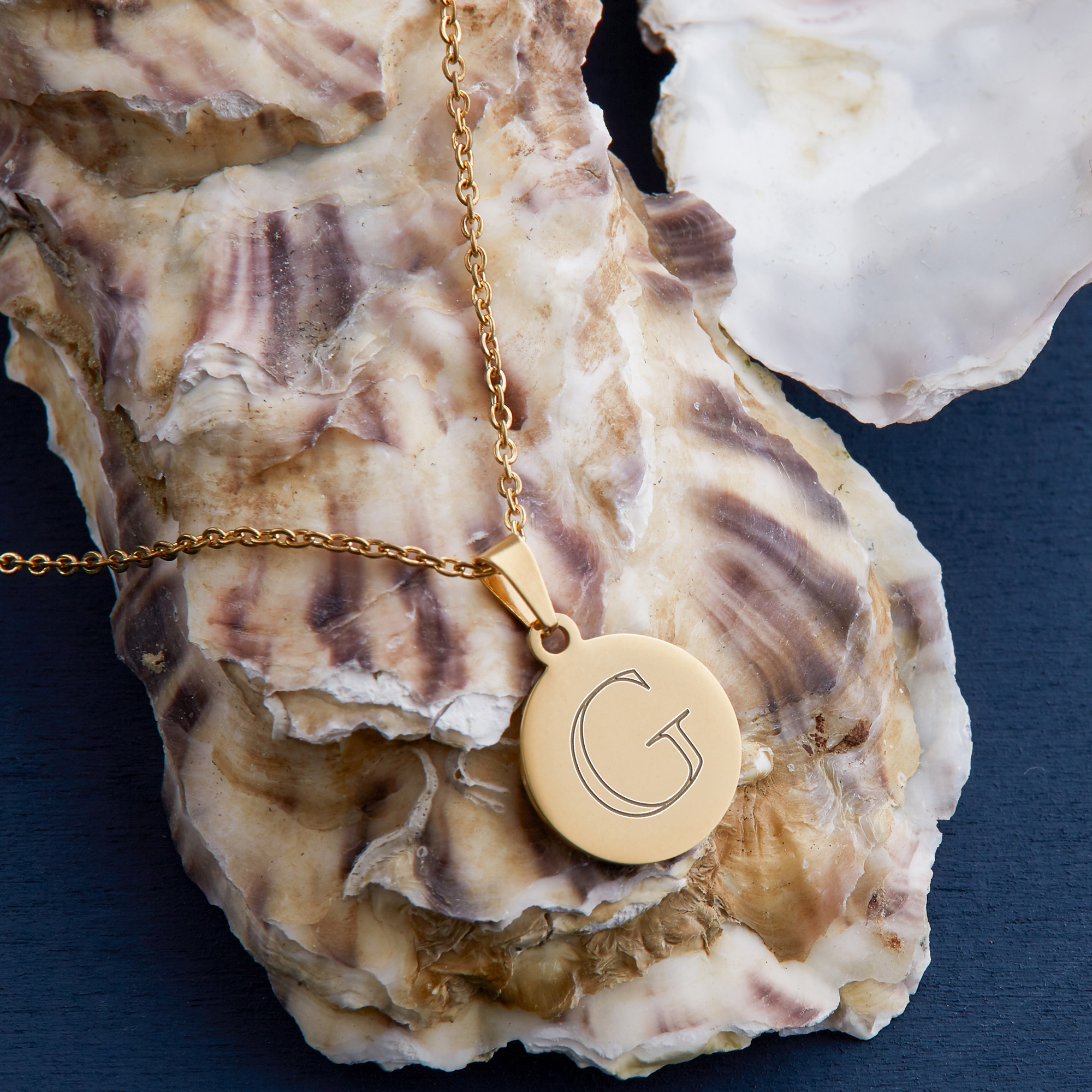 Bundle - Layering Kette - Kette Kreis S - Gold - Initial - Personalisiert