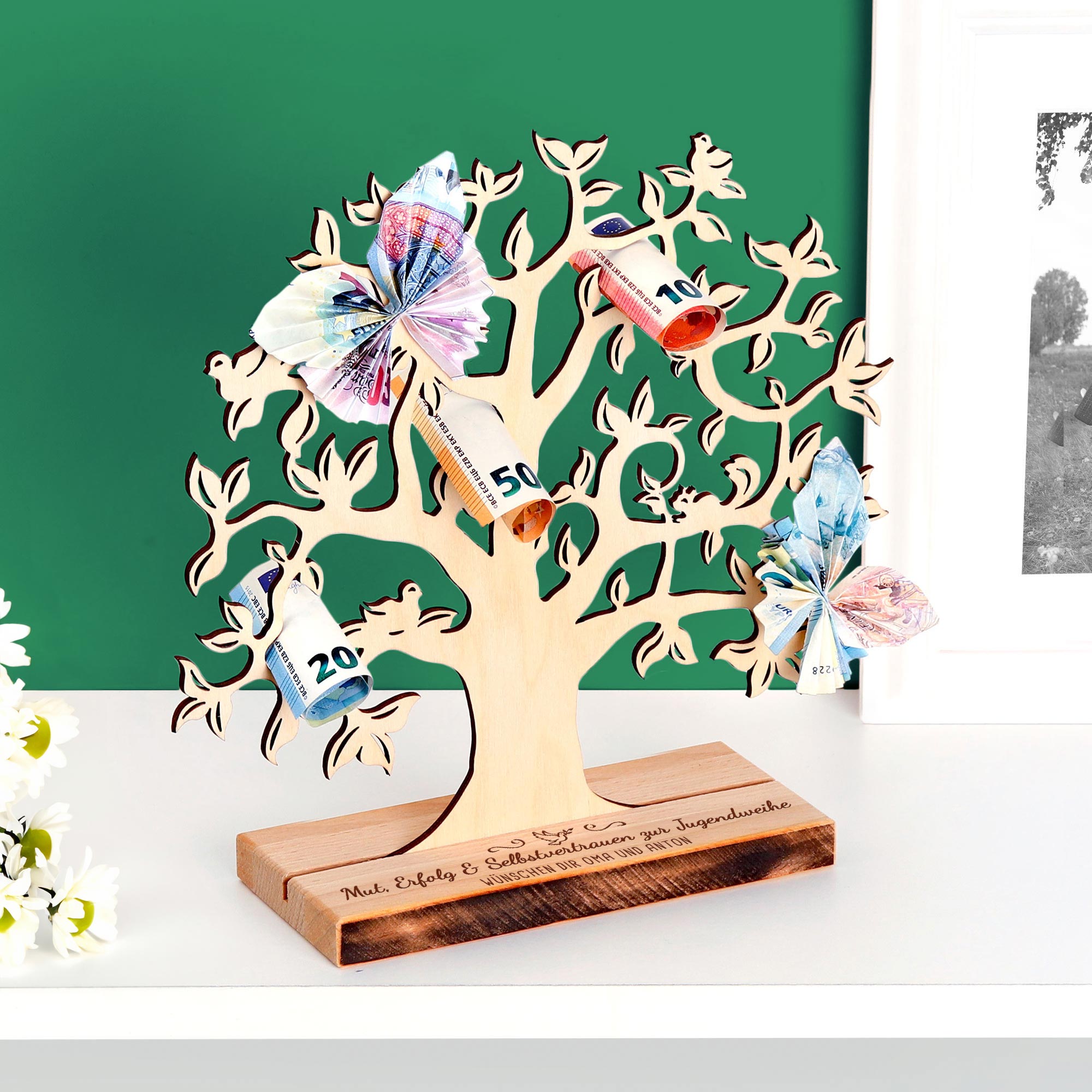 Kleiner Geldbaum zur Jugendweihe Kleiner Geldbaum zur Jugendweihe