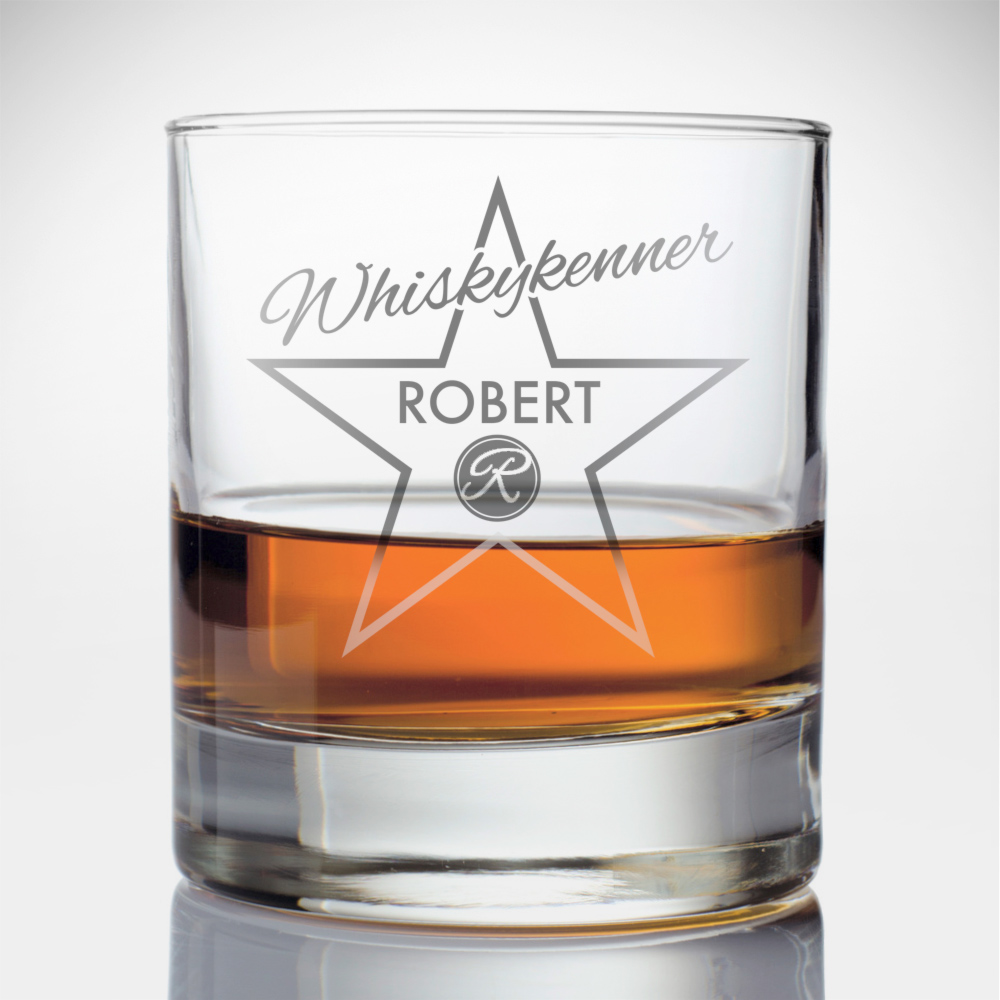 Star Of Fame Whiskyglas mit Gravur - Personalisiert