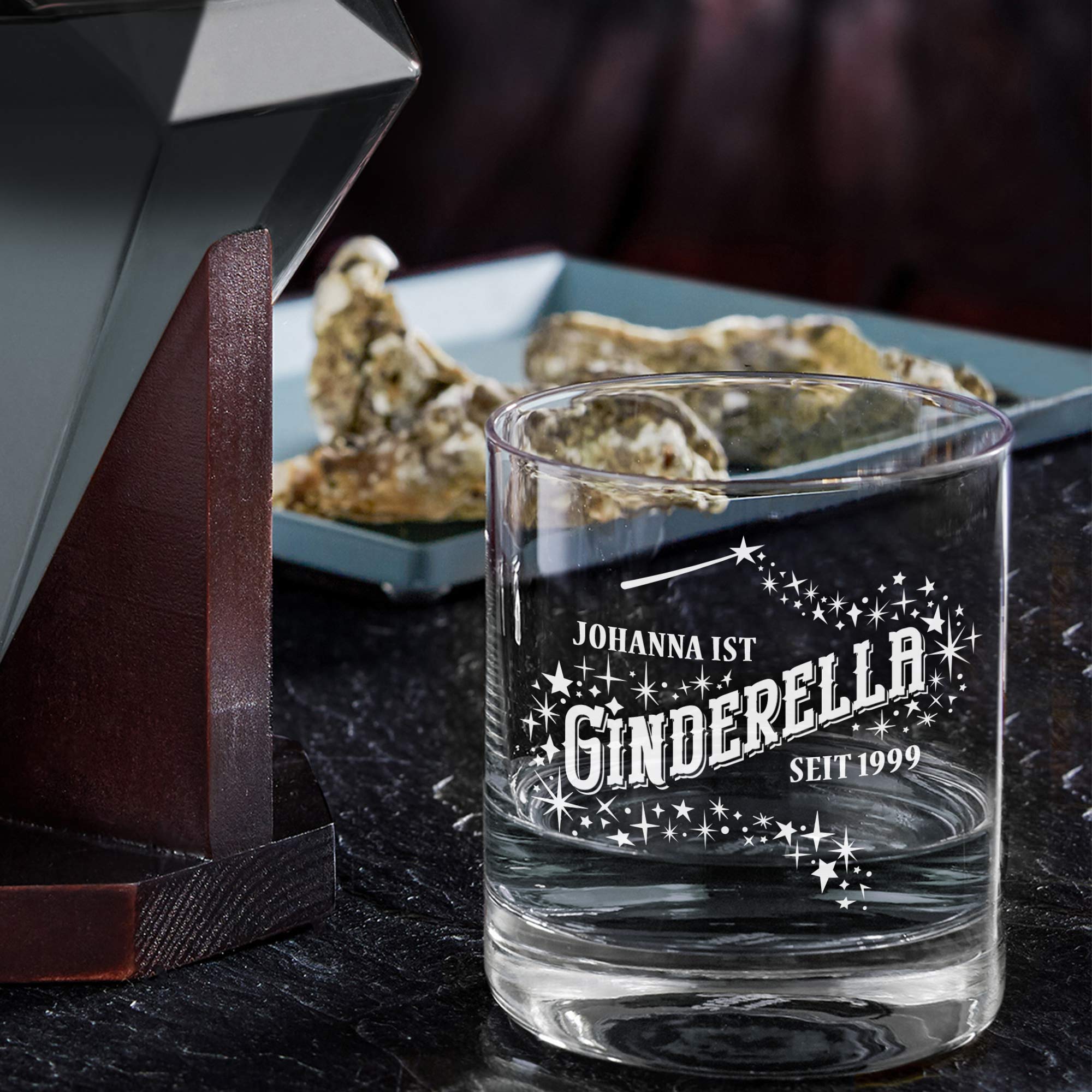 Whiskyglas - Ginderella - Personalisiert