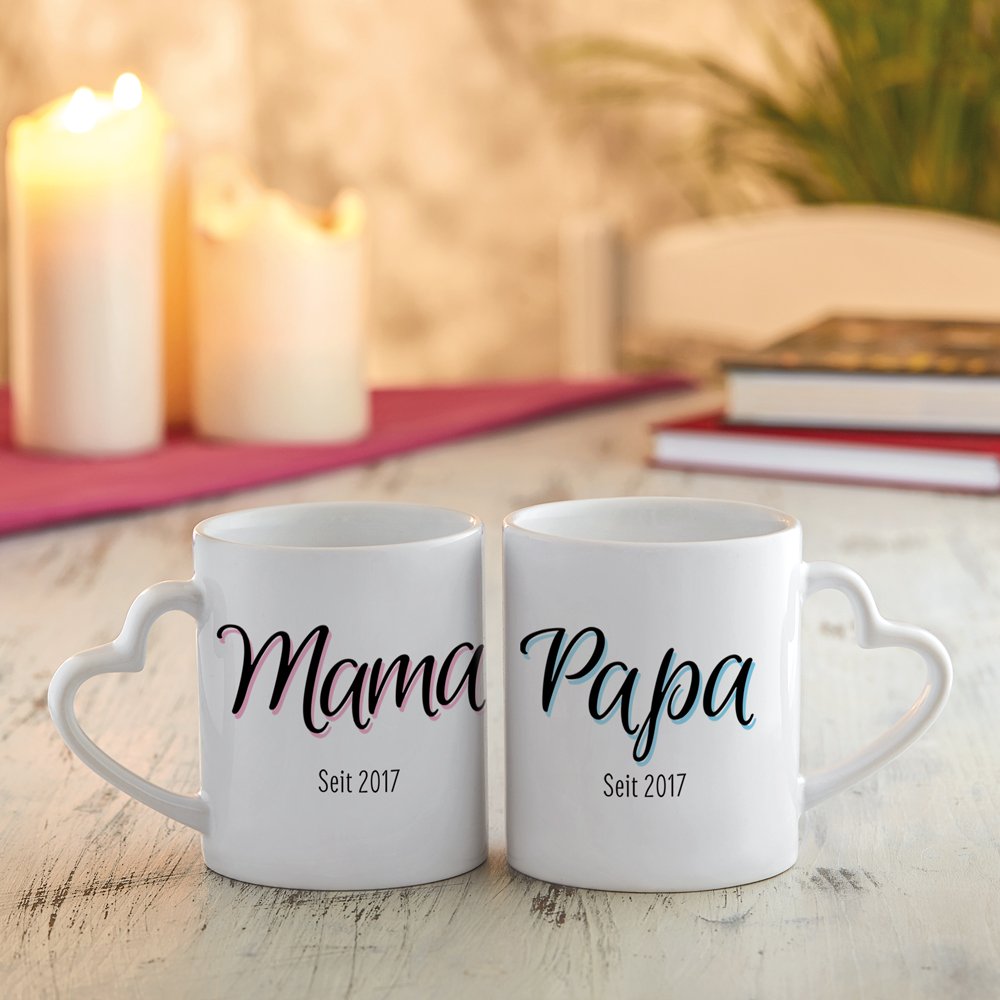 Herz & Heim® Personalisierte Tasse Mit Namen – Individuell Bedruckt, 300 Ml, Keramik – Perfektes Geschenk Zum Geburtstag, Weihnachten, Jubiläum
