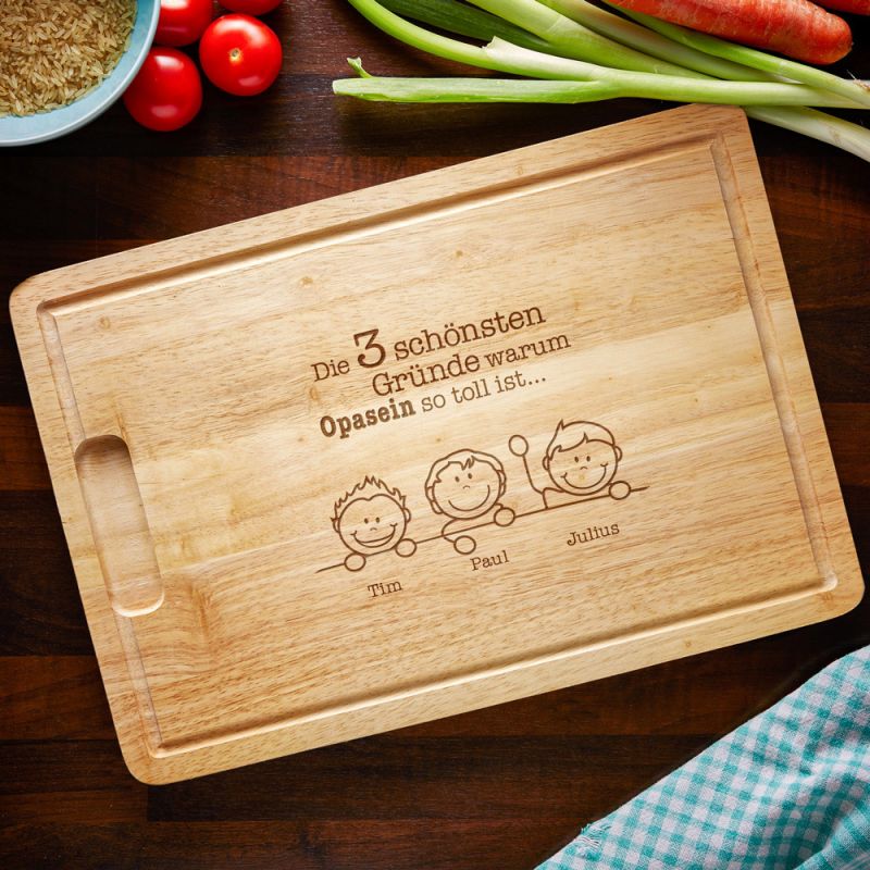 Geschenkbrett Mit Gravur – „Liebe Mama, Danke Für …“ | Ahornholz Schneidebrett Für Muttertag & Mehr
