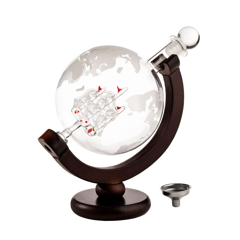Whiskey Karaffe Set, V8-Motor Design Whiskyflasche, Produktbild-Vorschau 12