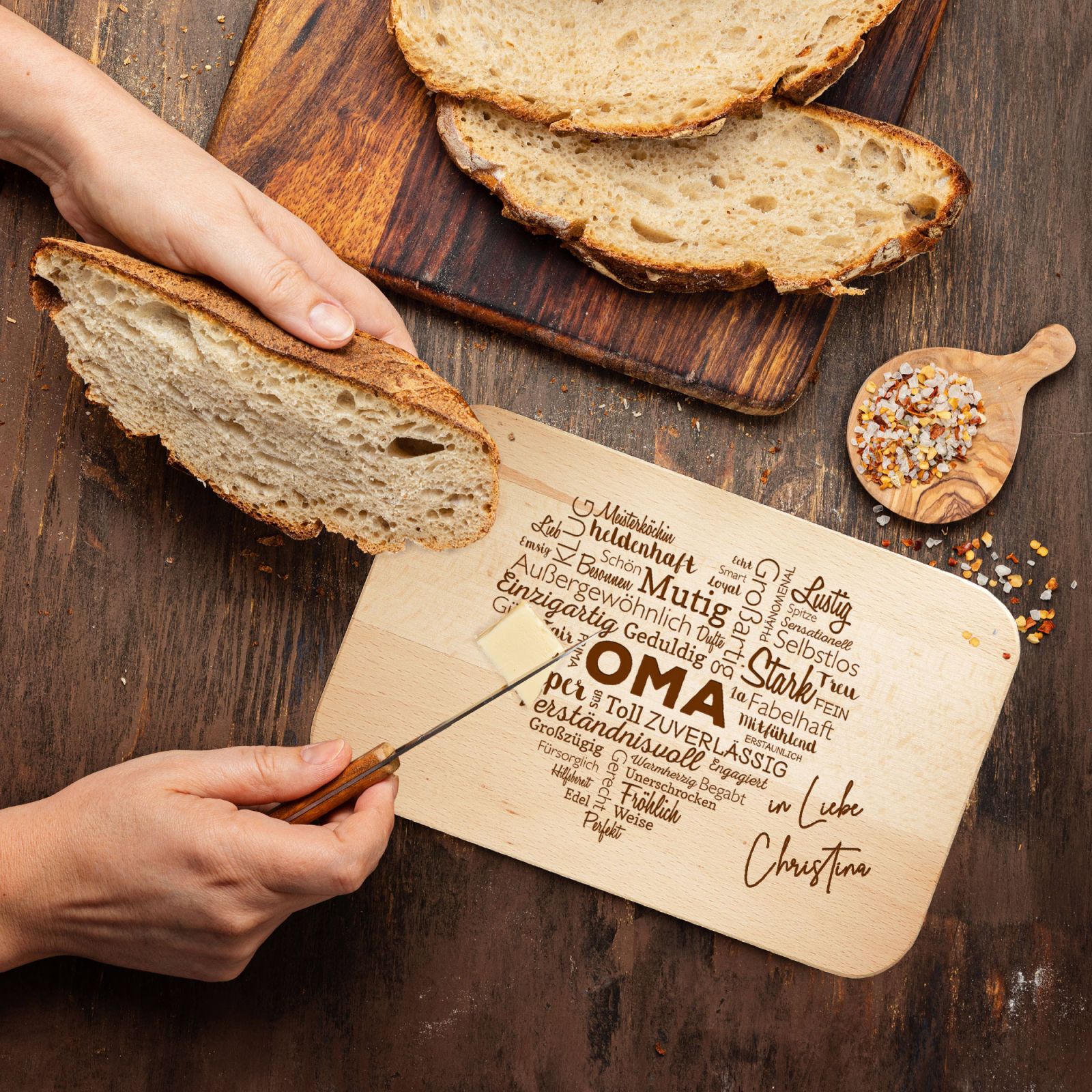 Holzbrett Mit Gravur 'Happy Mother's Day To The Best Mom Ever' – Schneidebrett Aus Ahorn, Muttertagsgeschenk