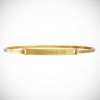 Armreif mit Gravur Spruch Gold personalisiert Armbänder gravieren