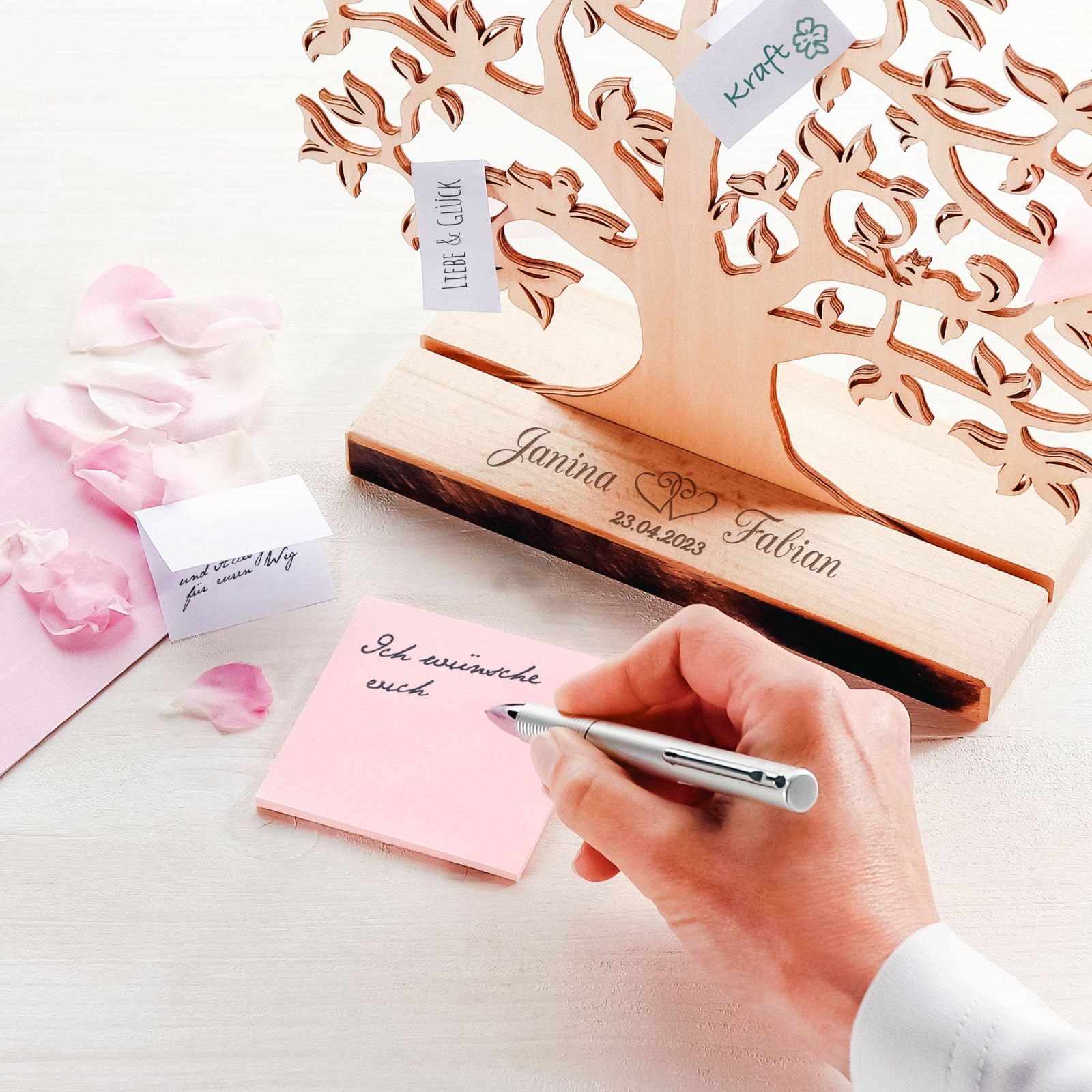 Geschenkkarten-Baumhalter Mit 12 Clips – Flexibler Fotobaum Für Karten, Tickets & Erinnerungen
